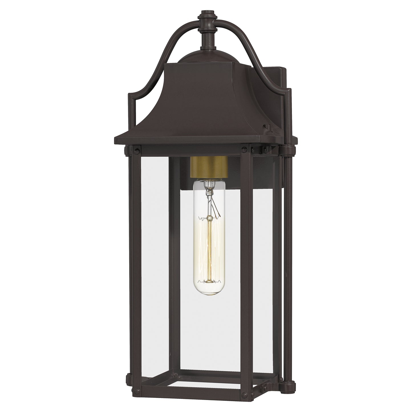 Quoizel Manning 1 Light Outdoor Wall Lantern, Western Bronze - MAN8407WT