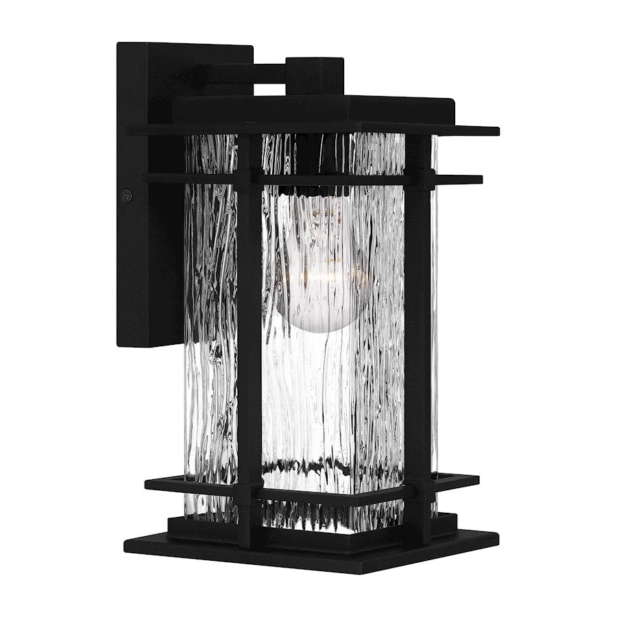 Quoizel McAlister 1 Light 11" Outdoor Lantern, Earth Black/Textured - MCL8406EK