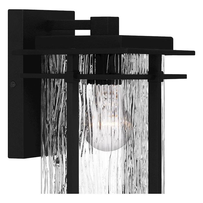 Quoizel McAlister 1 Light Outdoor Lantern, Earth Black/Textured