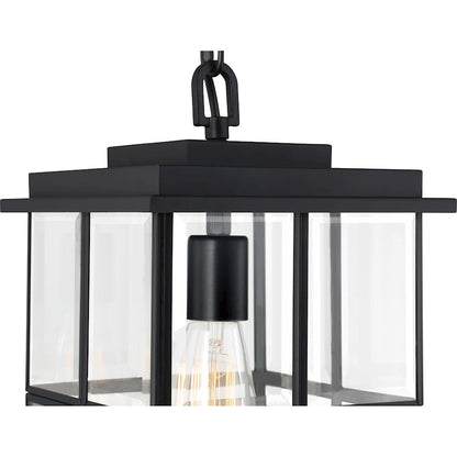 1 Light Mini Pendant, Matte Black