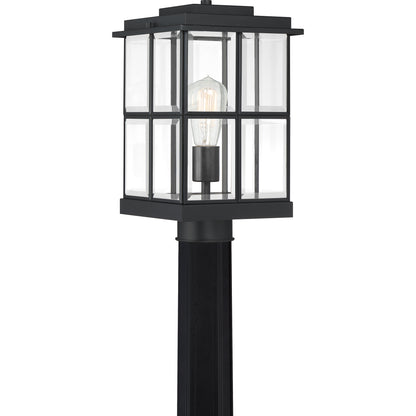 Quoizel Mulligan 1 Light 14" Outdoor Lantern, Matte Black - MGN9008MBK