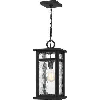 Quoizel Moira 1 Light Outdoor Hanging Lantern, Earth Black - MOI1908EK