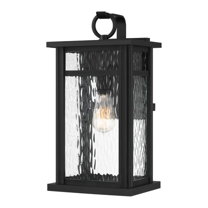 Quoizel Moira 1 Light 15" Outdoor Wall Mount, Earth Black - MOI8408EK