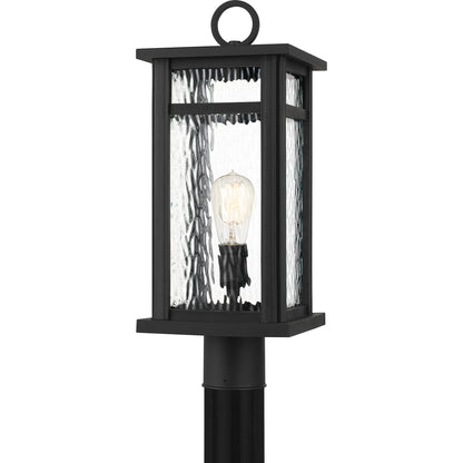 Quoizel Moira 1 Light Outdoor Post Lantern, Earth Black - MOI9008EK