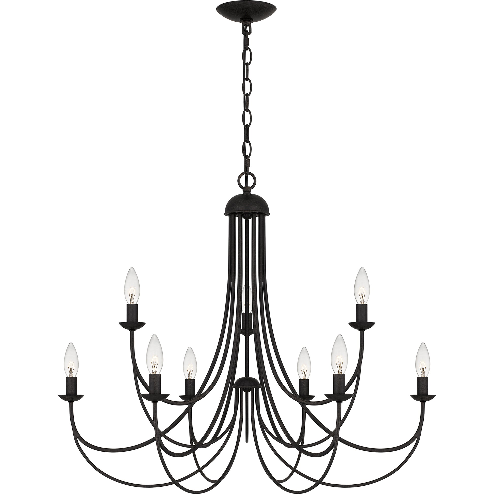 Quoizel Mirren 9 Light Chandelier, Imperial Bronze - MRN5030IB