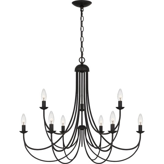 Quoizel Mirren 9 Light Chandelier, Imperial Bronze - MRN5030IB