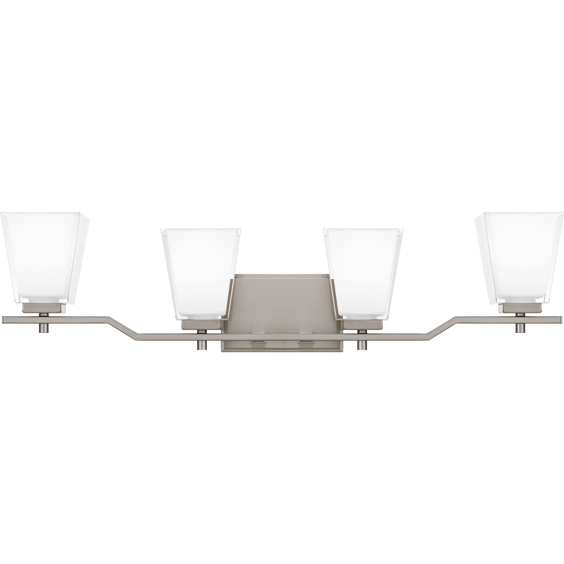 Quoizel Myra 4 Light Bath Vanity, Brushed Nickel - MYR8630BN