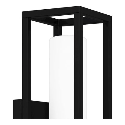 Quoizel Neville 1 Light Outdoor Lantern, Matte Black/Etched