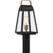 Quoizel O'Leary 1 Light Outdoor Post Lantern, Earth Black - OLY9008EK