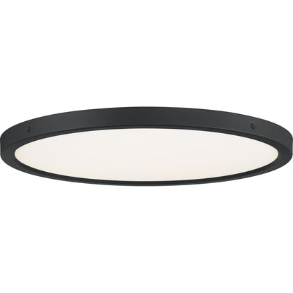 Quoizel Outskirts 7" Flush Mount, Earth Black - OST1708EK