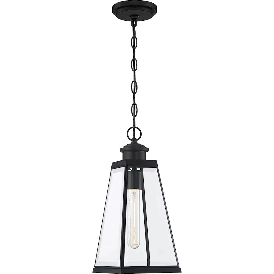 1 Light Mini Pendant, Matte Black