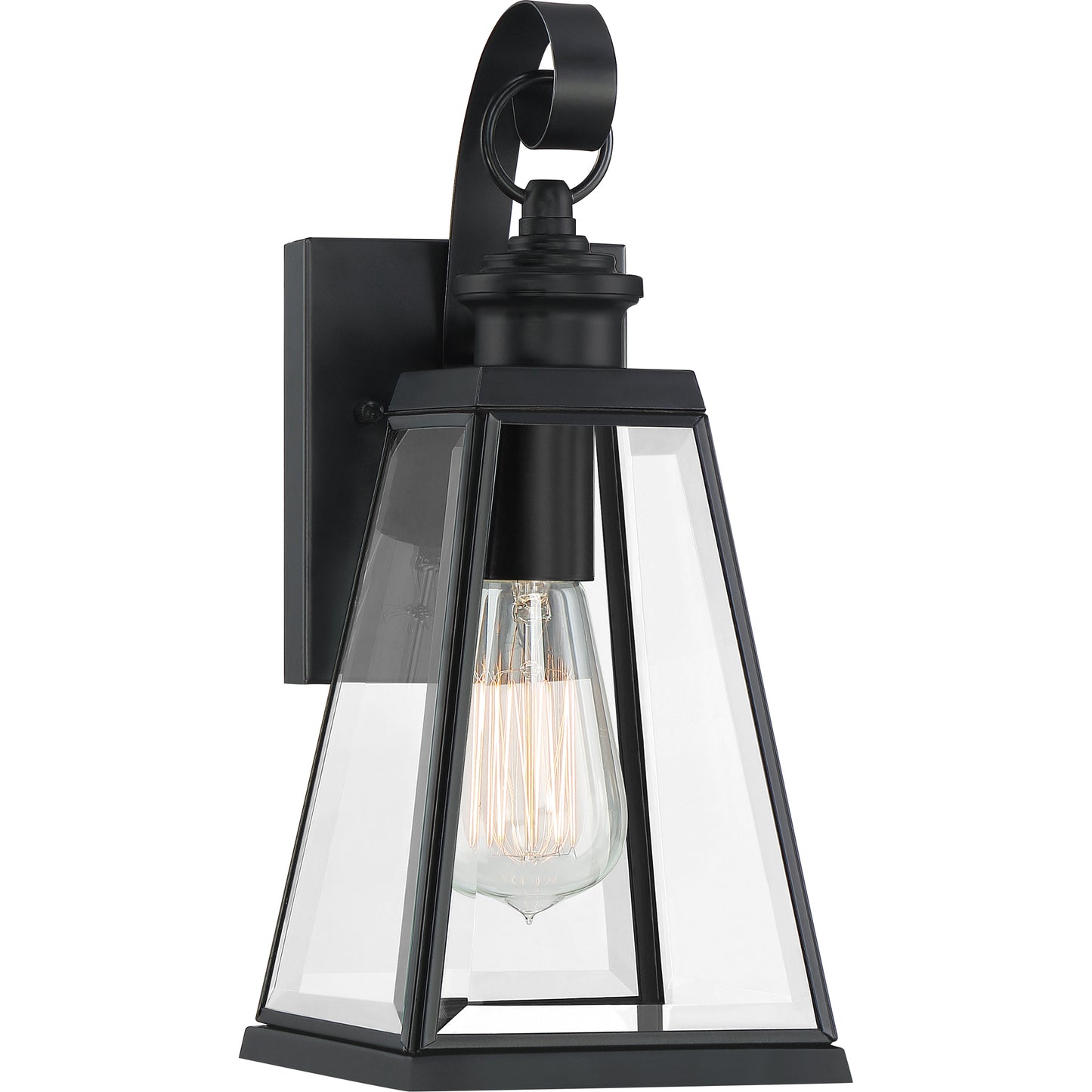 Quoizel Paxton 1 Light 5" Outdoor Lantern, Matte Black - PAX8405MBK