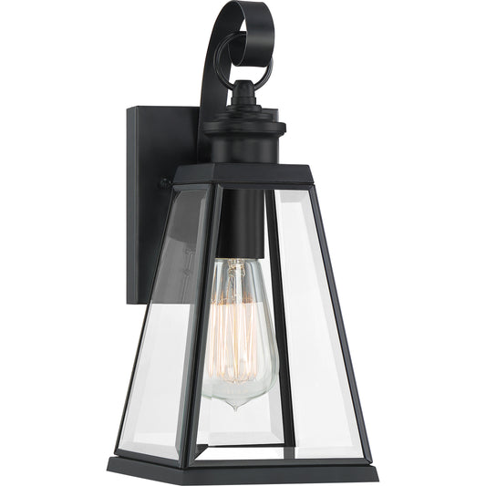 Quoizel Paxton 1 Light 5" Outdoor Lantern, Matte Black - PAX8405MBK