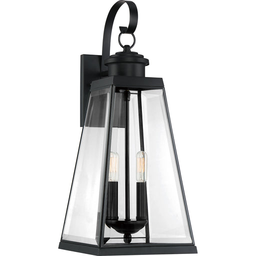 Quoizel Paxton 1 Light Large Outdoor Lantern, Matte Black - PAX8407MBK