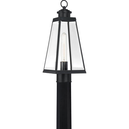 Quoizel Paxton 1 Light Outdoor Lantern, Matte Black - PAX9007MBK