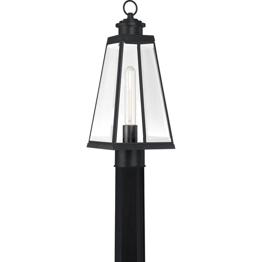 Quoizel Paxton 1 Light Outdoor Lantern, Matte Black - PAX9007MBK