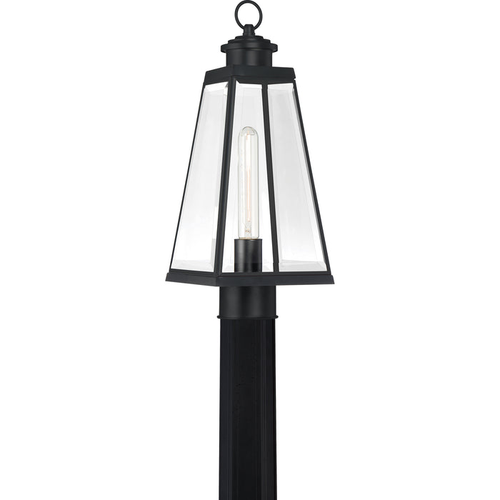 Quoizel Paxton 1 Light Outdoor Lantern, Matte Black - PAX9007MBK