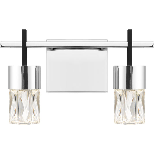 Quoizel Adena 13" Bath Vanity, Polished Chrome - PCADA8613C