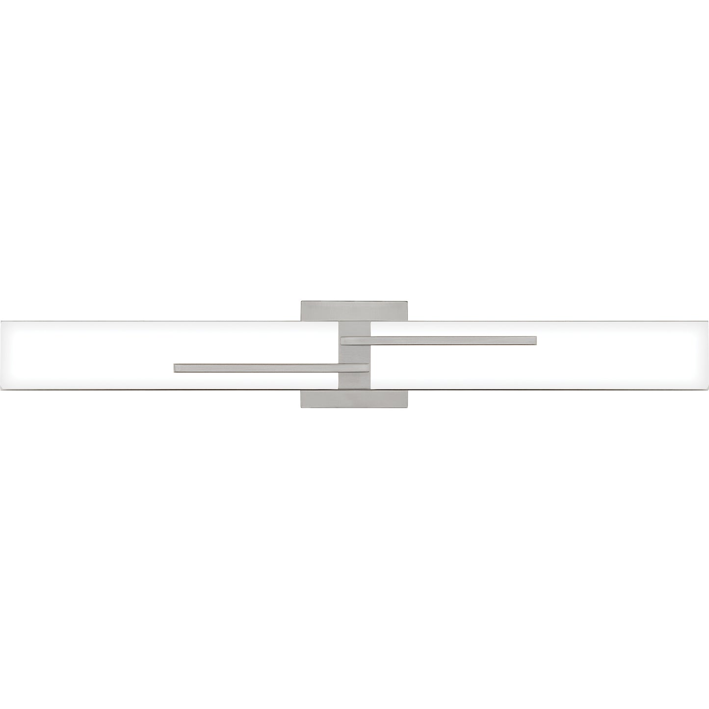 Quoizel Allison 24" Bath LED Light, Nickel/White Painted Etched - PCAI8524BN