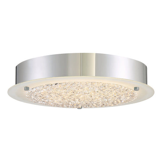 Quoizel Platinum Collection Blaze Flush Mount, 18 Light, Polished Chrome