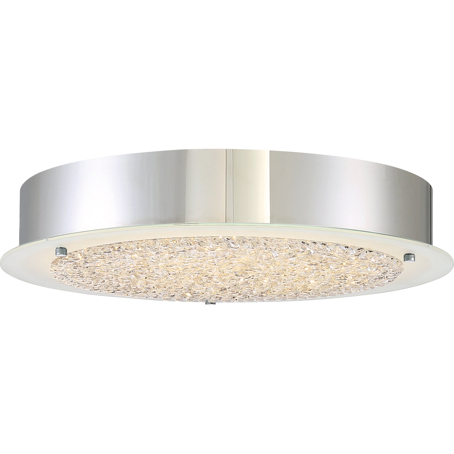 Quoizel Platinum Collection Blaze Flush Mount, 224 Light, Polished Chrome