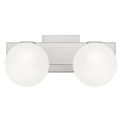 Quoizel Clements 2 Light Bath Vanity, Brushed Nickel - PCCMT8515BN