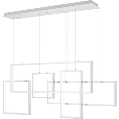 Quoizel Canvas LED Island Light, Brushed Aluminum - PCCV157BRA