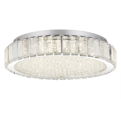 Quoizel Divine Flush Mount, Polished Chrome - PCDV1616C