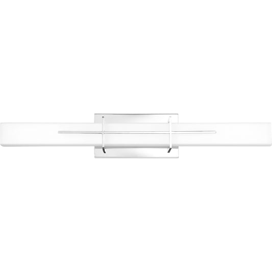 Quoizel Gemini 22.5" LED Light Bath, Aged Brass/Opal Etched - PCGI8523AB