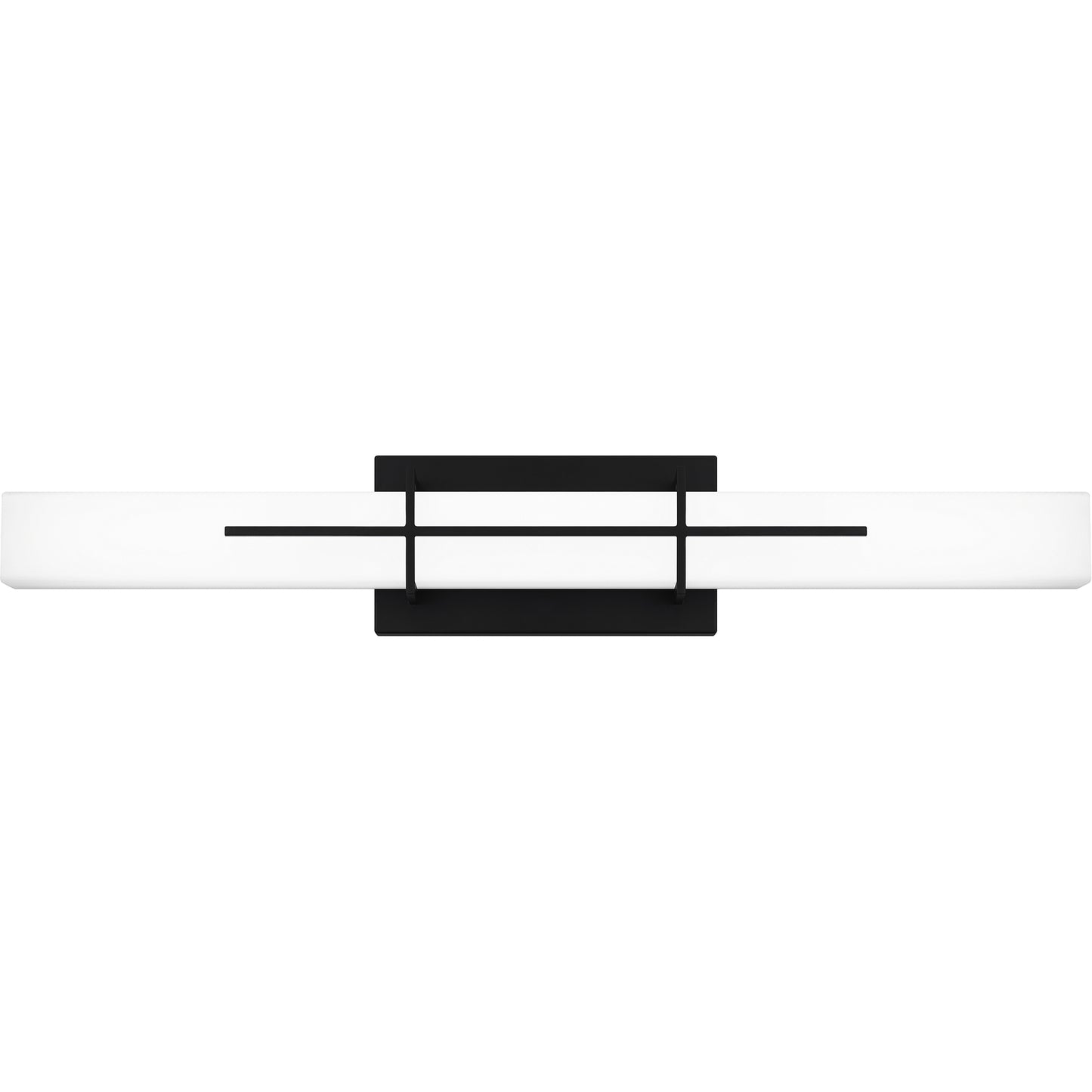 Quoizel Giselle Small Bath Light, Matte Black/Opal Etched - PCGI8523MBK