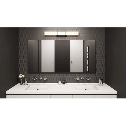 Giselle Bathroom Vanity Light, Matte Black