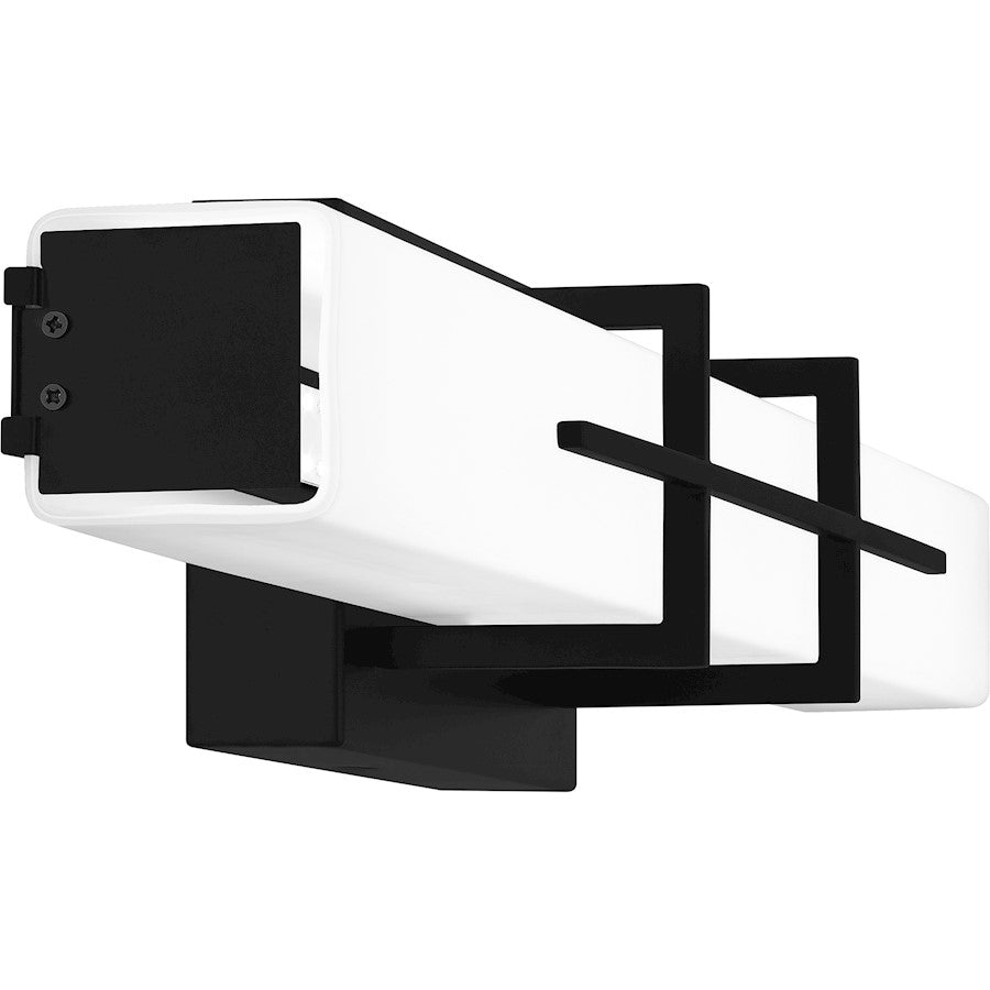 Giselle Bathroom Vanity Light, Matte Black