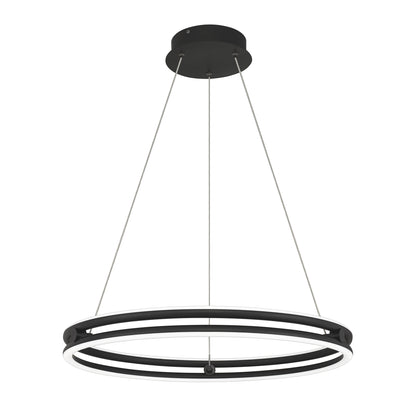 Quoizel Graves 20" Pendant, Matte Black - PCGVS2820MBK