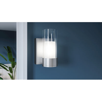 Quoizel Logan Wall Sconce, Brushed Nickel