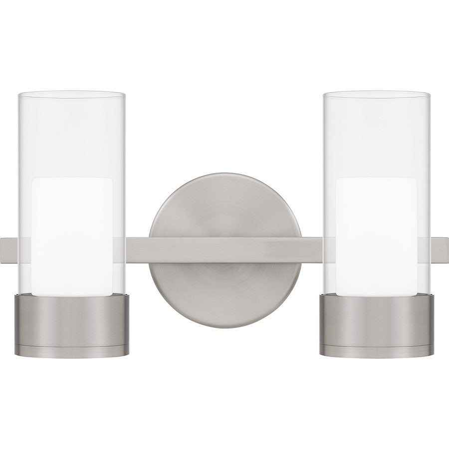 13" Bathroom Vanity Light, Brushed Nickel