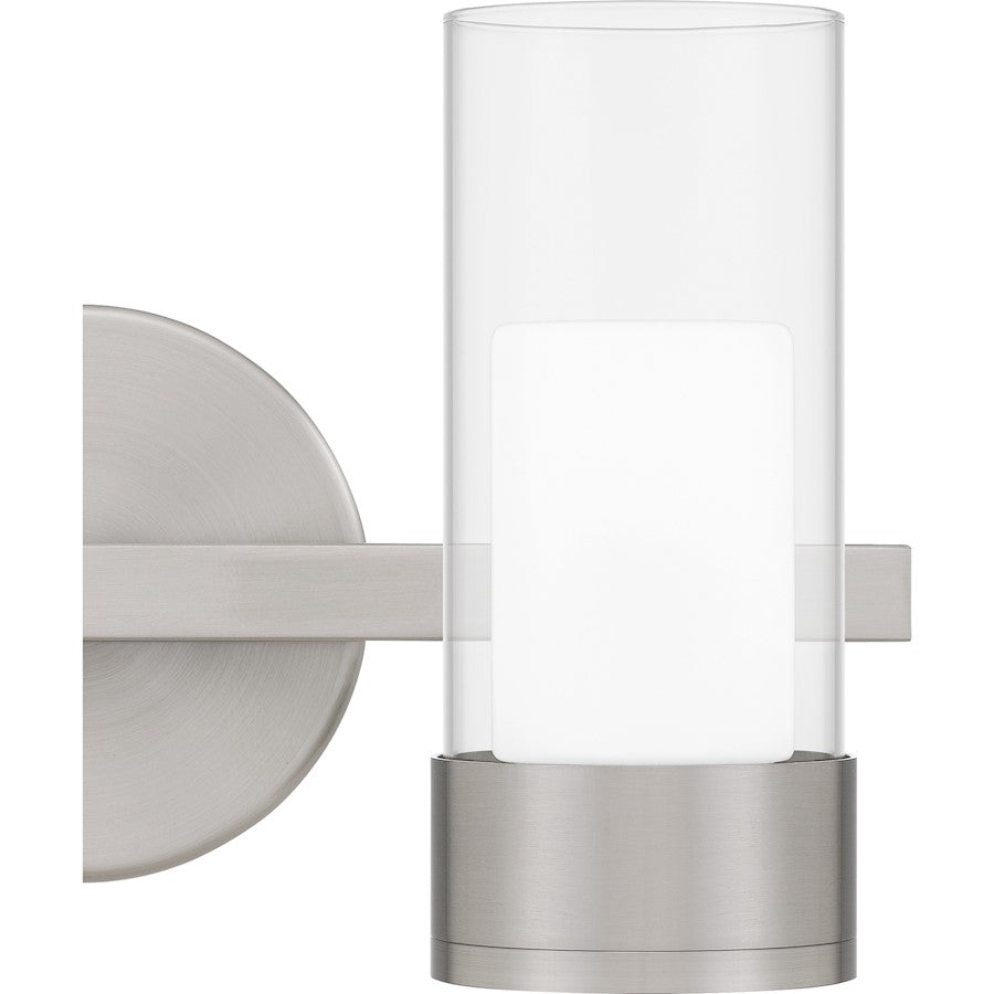 13" Bathroom Vanity Light, Brushed Nickel