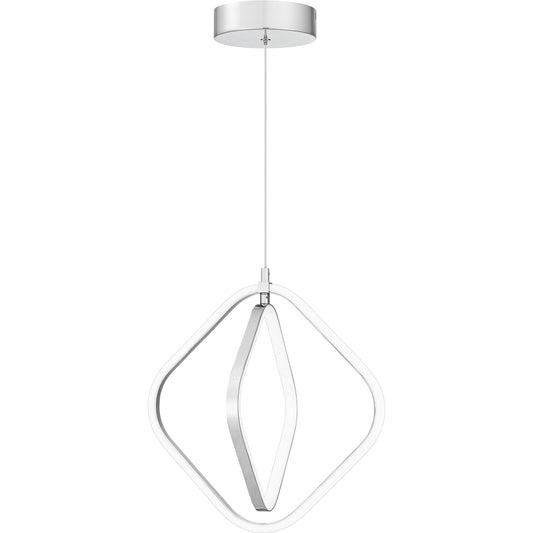 Quoizel Oshry LED Mini Pendant, Polished Chrome - PCOSH1513C