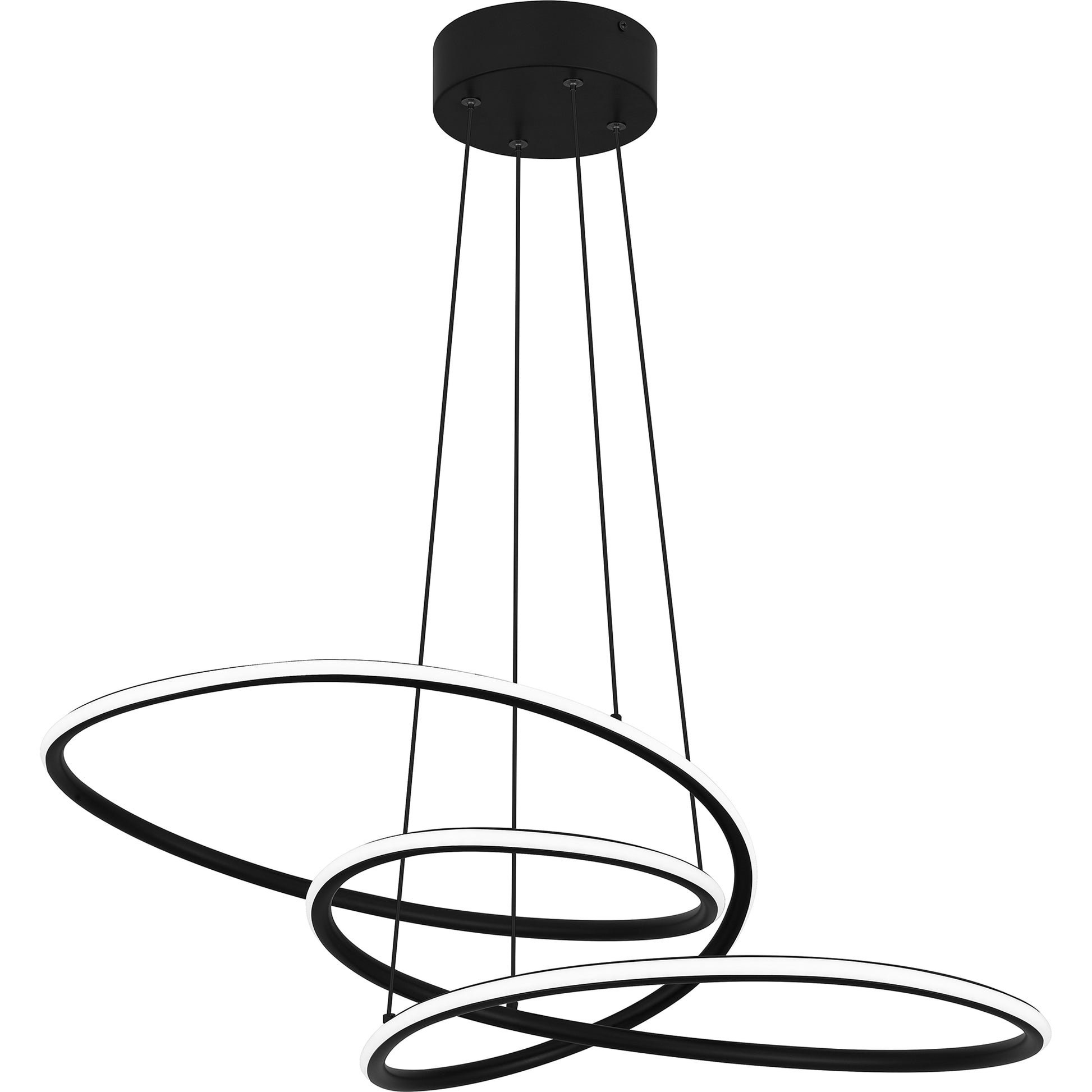 Quoizel Ovard LED Pendant, Matte Black - PCOVD2827MBK