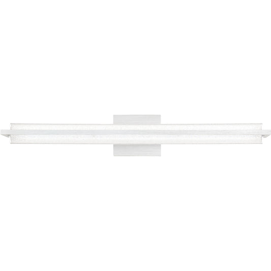 Quoizel Rosalie 13.75" LED Light Bath, Aluminum/Crystal Chip- PCRO8514BRA