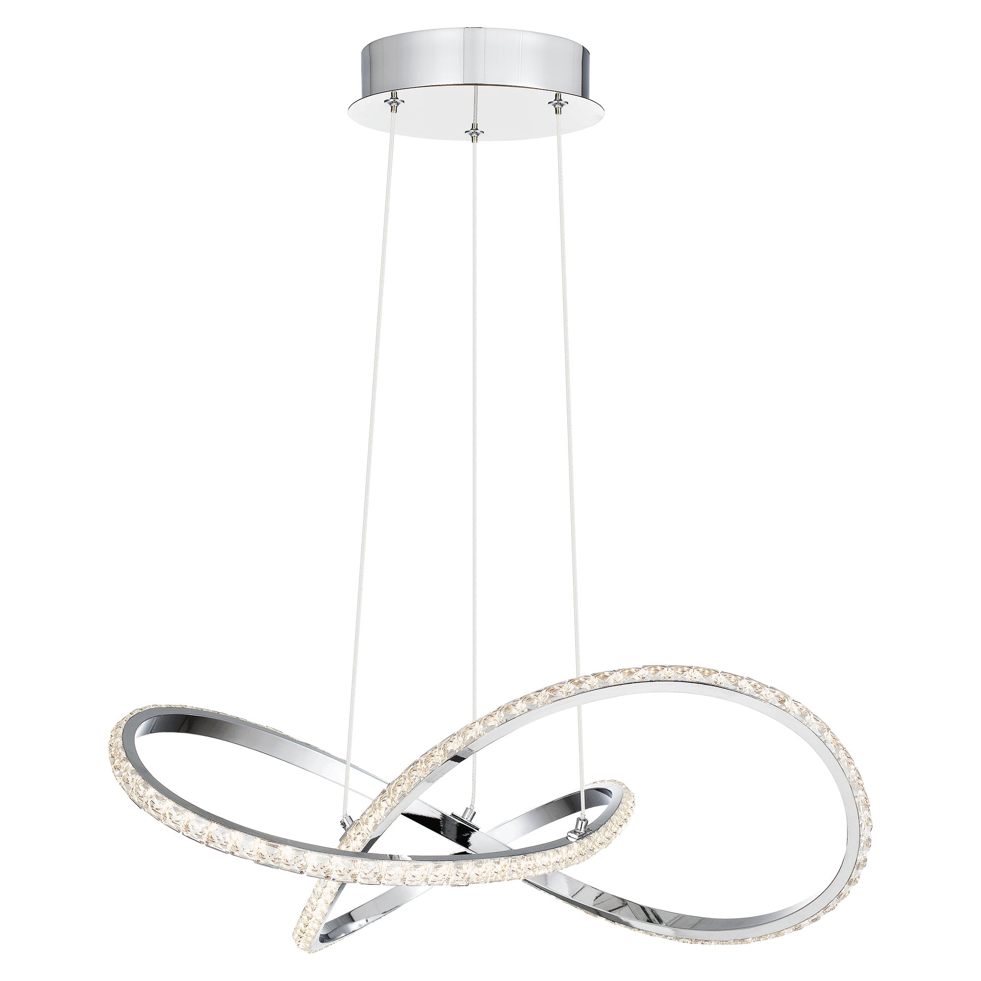 Quoizel Rumi Pendant, Polished Chrome - PCRUM2818C