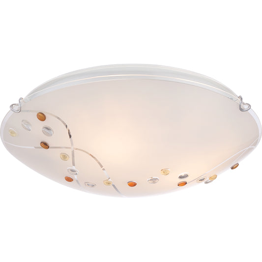 Quoizel Platinum Collection Stellar Flush Mount, Polished Chrome