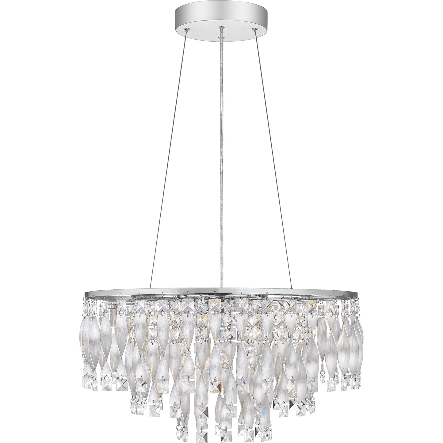 Quoizel Twinkle 6 Light Pendant, Polished Chrome/Clear Glass - PCTK2824C