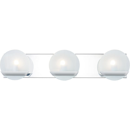 Quoizel Tyleigh 3 Light Bath Vanity, Polished Chrome - PCTYL8624C