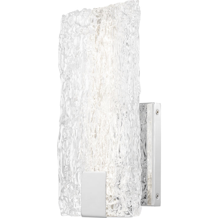 Quoizel Platinum Winter Wall Sconce, Polished Chrome