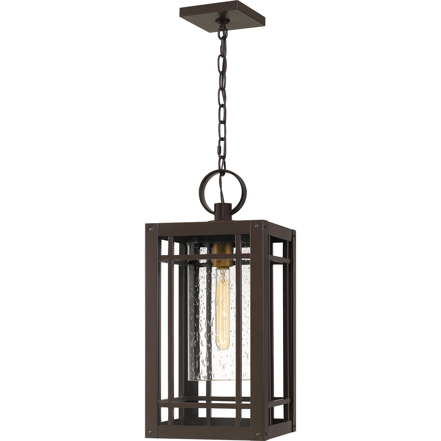 Quoizel Pelham 1 Light Outdoor Hanging Lantern, Western Bronze - PLH1910WT