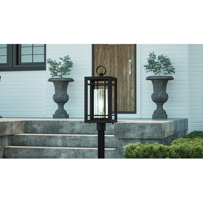 Quoizel Pelham 1 Light Outdoor Post Lantern, Western Bronze