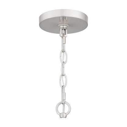 1 Light Mini Pendant, Brushed Nickel