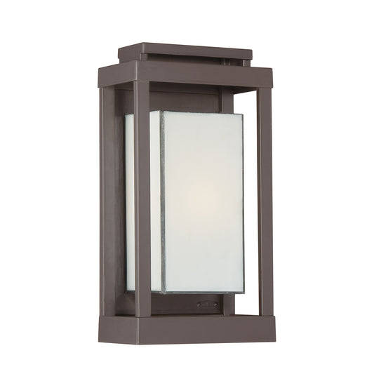 Quoizel 1 Light Powell Small Outdoor Wall Lantern, Western Bronze