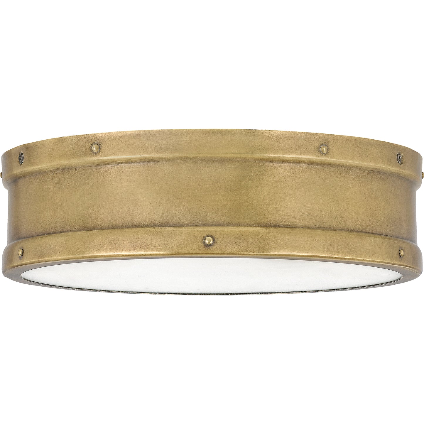 Quoizel Ahoy Flush Mount LED Light, Antique Polished Nickel Metal - QF5224AP