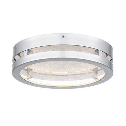 Quoizel Sylvia LED Flush Mount, Polished Chrome/Clear Bubble - QFL5634C